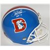 Image 1 : Terrell Davis Signed Broncos Throwback Full-Size Authentic Pro-Line Helmet Inscribed "HOF 17" (JSA C