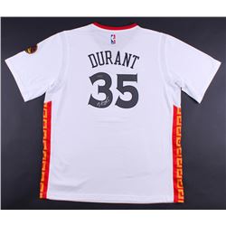 Kevin Durant Signed Warriors Chinese New Year Adidas Swingman Jersey (Panini COA)