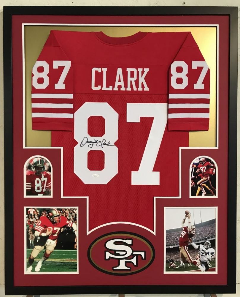 dwight clark signed jersey