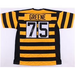 Joe Greene Signed Steelers Throwback Jersey Inscribed "HOF 87" (JSA COA)