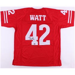 T. J. Watt Signed Wisconsin Badgers Jersey (Watt Hologram)
