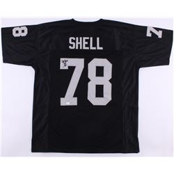 Art Shell Signed Raiders Jersey Inscribed "HOF 89" (JSA COA)