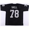 Image 1 : Art Shell Signed Raiders Jersey Inscribed "HOF 89" (JSA COA)