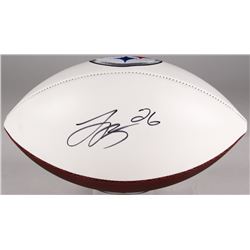 Le'Veon Bell Signed Steelers Logo Football (JSA COA)