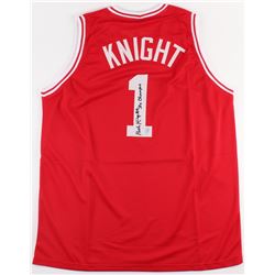 Bobby Knight Signed Indiana Hoosiers Jersey Inscribed "3x Champs" (Steiner COA)