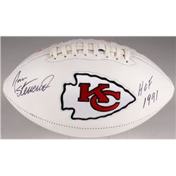 Jan Stenerud Signed Chiefs Logo Football Inscribed "HOF 1991" (JSA COA)