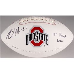 Braxton Miller Signed Ohio State Buckeyes Logo Football Inscribed "12 Perfect SZN" (Radtke COA)