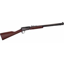 Henry H003TM Pump Octagon Pump 22 Winchester Magnum Rimfire (WMR) 19.75" 12+1 American Walnut Stk Bl