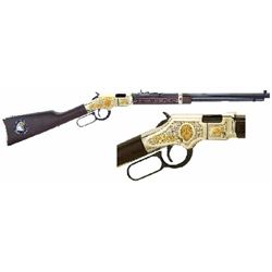 Henry H004LE Golden Boy Law Enforcement Tribute Lever 22 Short/Long/Long Rifle 20" 16 LR/21 Short Am