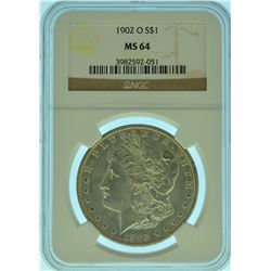 1902 "O" NGC MS64 Morgan Silver Dollar
