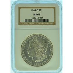1904 "O" NGC MS64 Morgan Silver Dollar