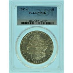 1882 "S" PCGS MS66 Morgan Silver Dollar