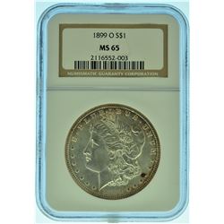 1899 "O" NGC MS65 Morgan Silver Dollar