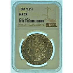 1883 "O" NGC MS63 Morgan Silver Dollar