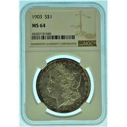1903 NGC MS63 Morgan Silver Dollar