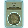 Image 1 : 1881 "CC" NGC MS63  Morgan Silver Dollar