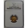 Image 1 : 1927 $2 1/2 Gold DOL. NGC MS 61