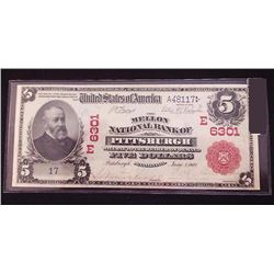 1902 Red Seal $5 SER 17