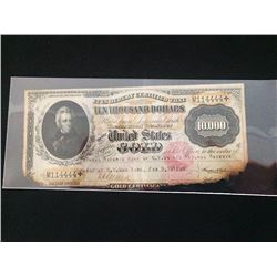 1917 $10000 Gold Note
