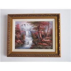 Framed Floral Picture