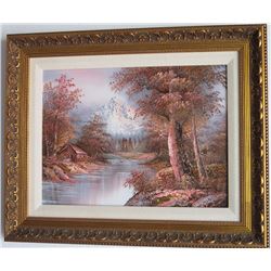 Framed Floral Picture