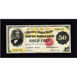 1882 FR. 1195 $50 Gold Cert