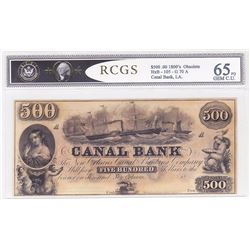 Obsolete $500 Canal UNC