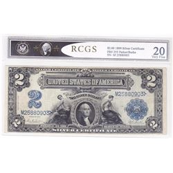 1899 $2.00 Silver Cert VF