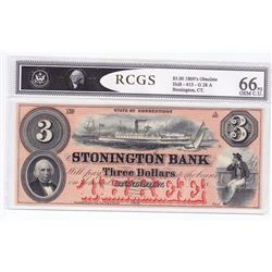 Colorful $3.00 Stonington