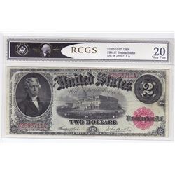 1917 USN $2.00 Very Fine