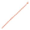 Image 1 : Shiny Oval Link Bracelet in 14K Rose Gold