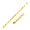 Image 1 : 4.5mm 14K Yellow Gold Miami Cuban Chain