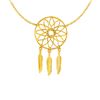 Image 1 : Dream Catcher Pendant in 14K Yellow Gold