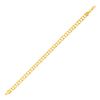 Image 1 : Double Interlocking Link Bracelet in 10K Yellow Gold