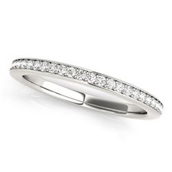 14K White Gold Simple Diamond Wedding Ring (1/4 ct. tw.)