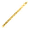 Image 1 : Oval Link Bracelet with Link Details in 14K Yellow Gold