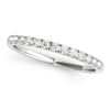Image 1 : 14K White Gold Timeless Diamond Wedding Ring (1/5 ct. tw.)