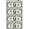 Image 1 : Uncut Sheet of (4) 1995 $10 Federal Reserve STAR Notes