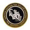 Image 1 : .999 Silver The Orleans Hotel & Casino Las Vegas, NV $10 Limited Edition Gaming