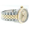 Image 2 : Gents Rolex Two-Tone Champagne Tapestry Index Dial Men's Wristwatch