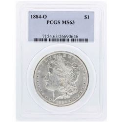 1884-O $1 Morgan Silver Dollar Coin PCGS MS63