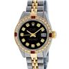 Image 2 : Rolex Ladies Two Tone Ruby and Diamond Datejust Wristwatch