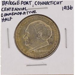 1936 Bridgeport Connecticut Centennial Commemorative Half Dollar Coin