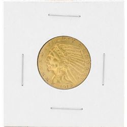 1912 $5 Indian Head Half Eagle Gold Coin