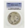 Image 1 : 1923 $1 Peace Silver Dollar PCGS MS65+