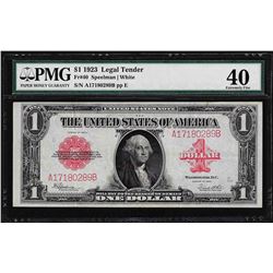 1923 $1 Legal Tender Note PMG Extremely Fine 40