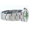 Image 3 : Rolex Midsize Stainless Steel Emerald and Diamond DateJust Wristwatch