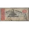 Image 1 : 1863 $20 The State of Louisiana Obsolete Bank Note