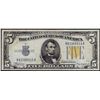 Image 1 : 1934A $5 North Africa Silver Certificate WWII Emergency Note