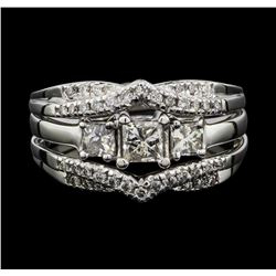 14KT White Gold 1.25ctw Diamond Ring